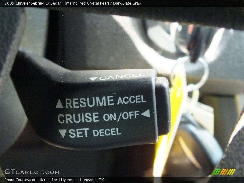 Inferno Red Crystal Pearl / Dark Slate Gray 2009 Chrysler Sebring LX Sedan