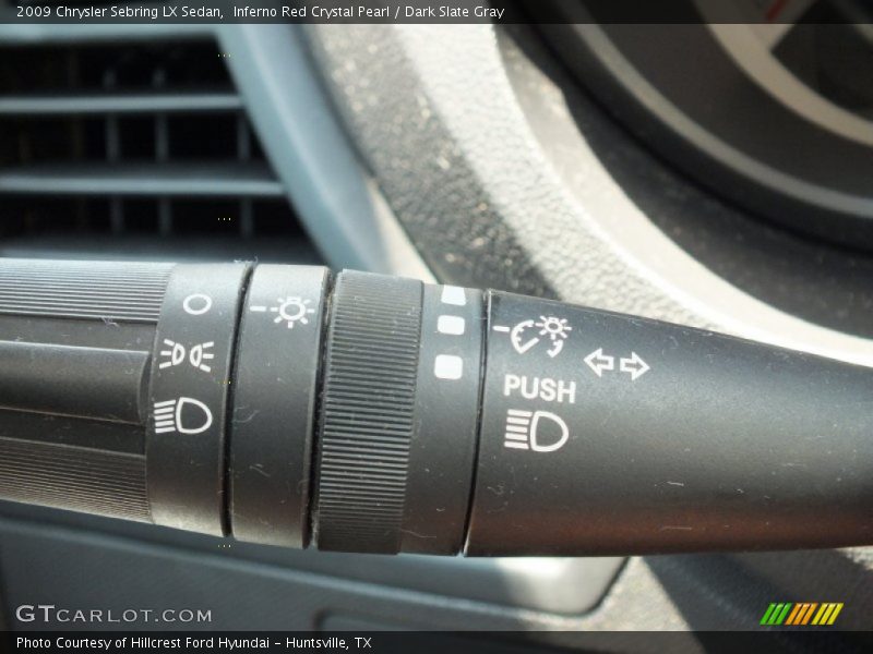Inferno Red Crystal Pearl / Dark Slate Gray 2009 Chrysler Sebring LX Sedan