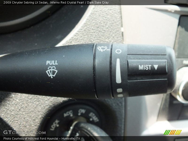 Inferno Red Crystal Pearl / Dark Slate Gray 2009 Chrysler Sebring LX Sedan