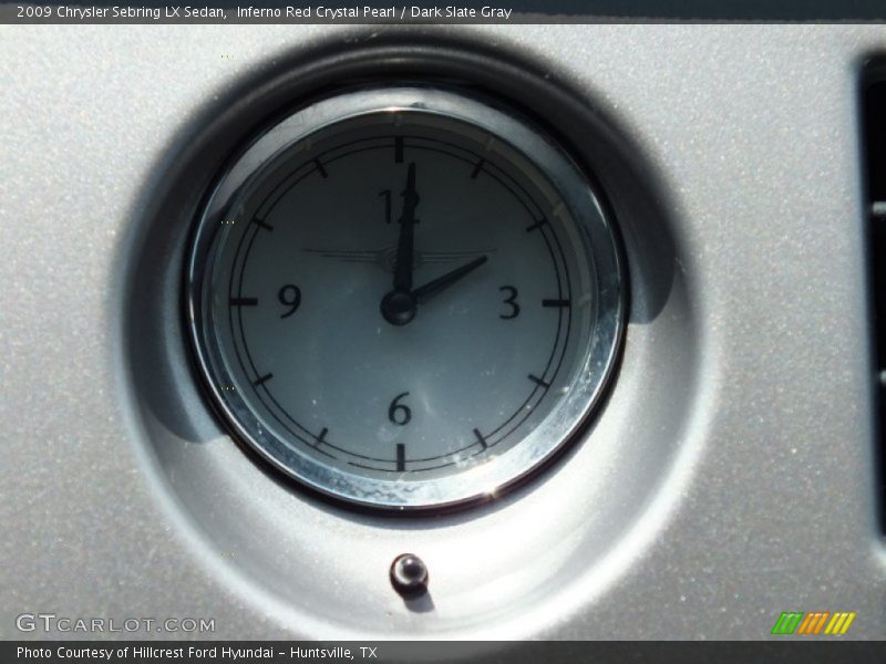 Inferno Red Crystal Pearl / Dark Slate Gray 2009 Chrysler Sebring LX Sedan