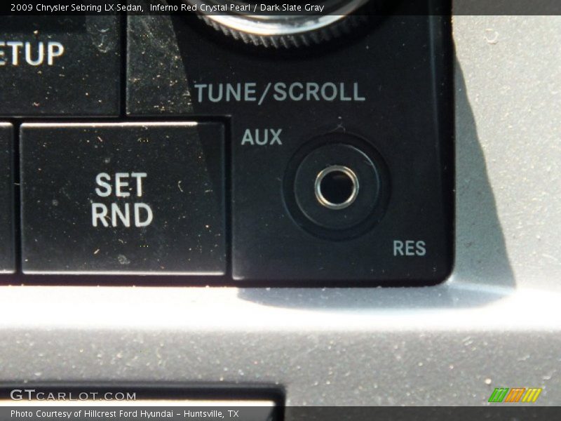 Inferno Red Crystal Pearl / Dark Slate Gray 2009 Chrysler Sebring LX Sedan