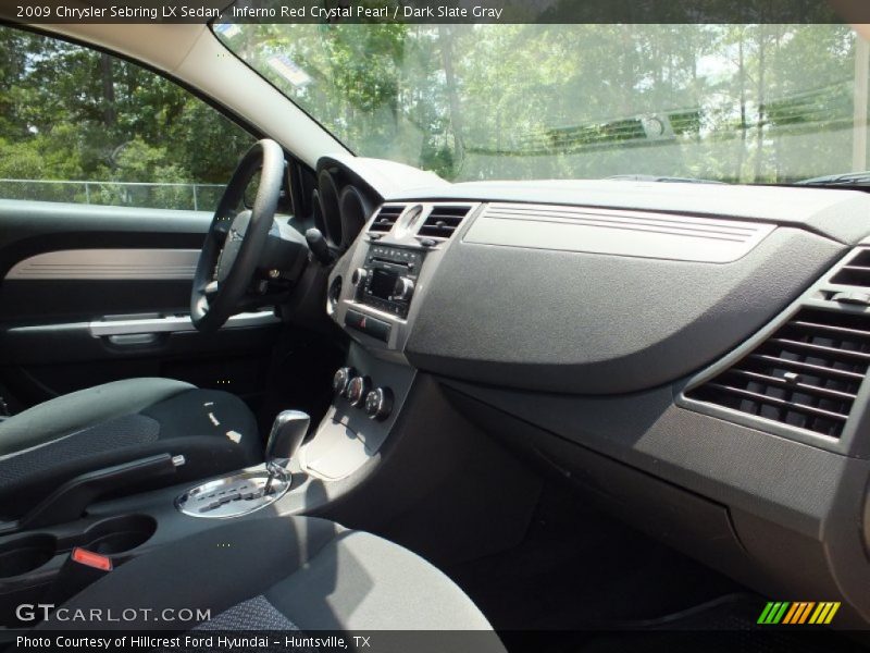 Inferno Red Crystal Pearl / Dark Slate Gray 2009 Chrysler Sebring LX Sedan