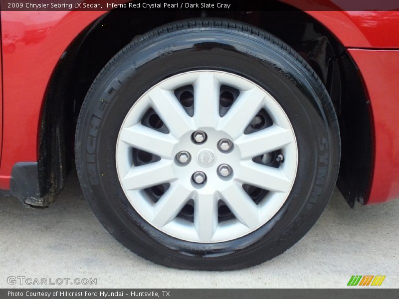 Inferno Red Crystal Pearl / Dark Slate Gray 2009 Chrysler Sebring LX Sedan