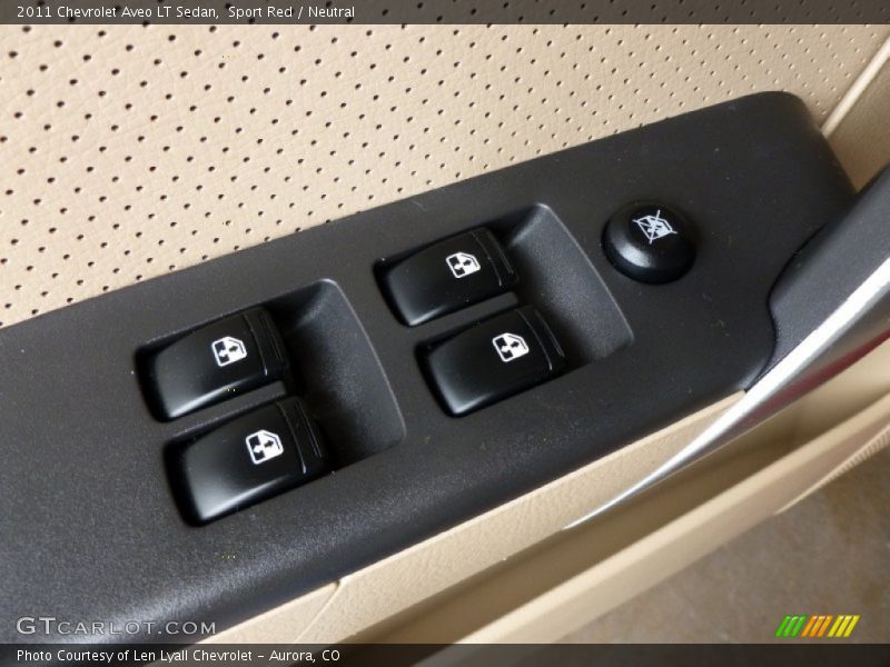 Sport Red / Neutral 2011 Chevrolet Aveo LT Sedan