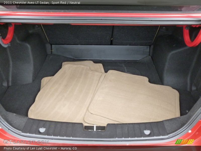 Sport Red / Neutral 2011 Chevrolet Aveo LT Sedan