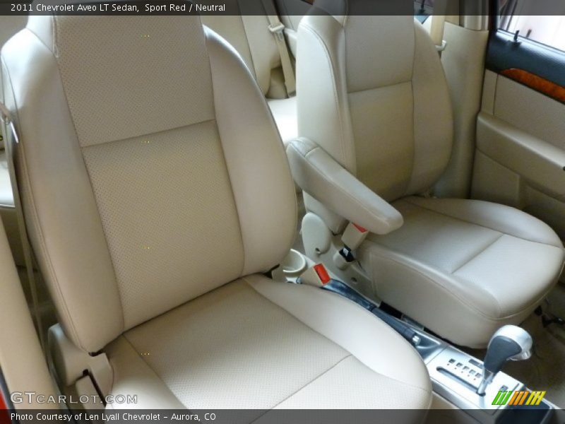 Sport Red / Neutral 2011 Chevrolet Aveo LT Sedan