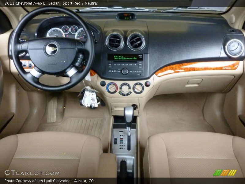 Sport Red / Neutral 2011 Chevrolet Aveo LT Sedan