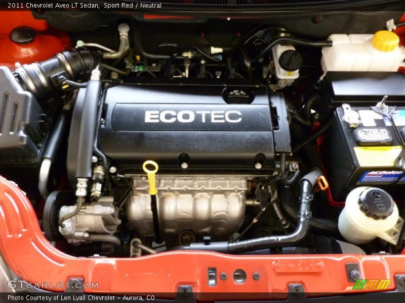 Sport Red / Neutral 2011 Chevrolet Aveo LT Sedan