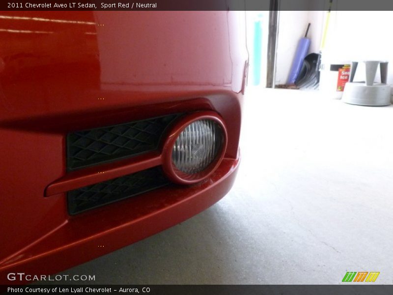 Sport Red / Neutral 2011 Chevrolet Aveo LT Sedan
