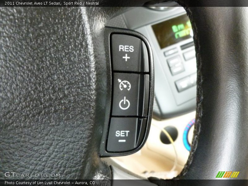 Sport Red / Neutral 2011 Chevrolet Aveo LT Sedan