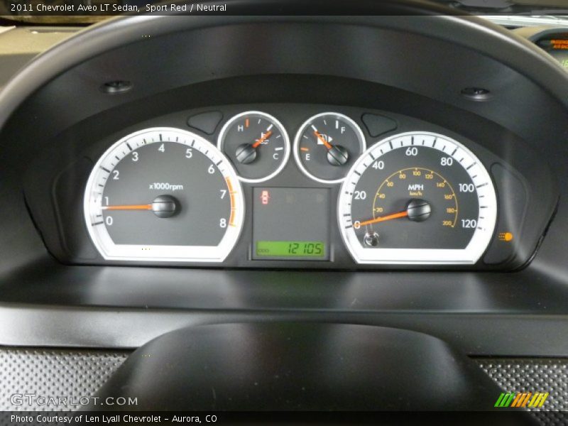 Sport Red / Neutral 2011 Chevrolet Aveo LT Sedan