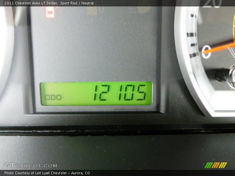 Sport Red / Neutral 2011 Chevrolet Aveo LT Sedan
