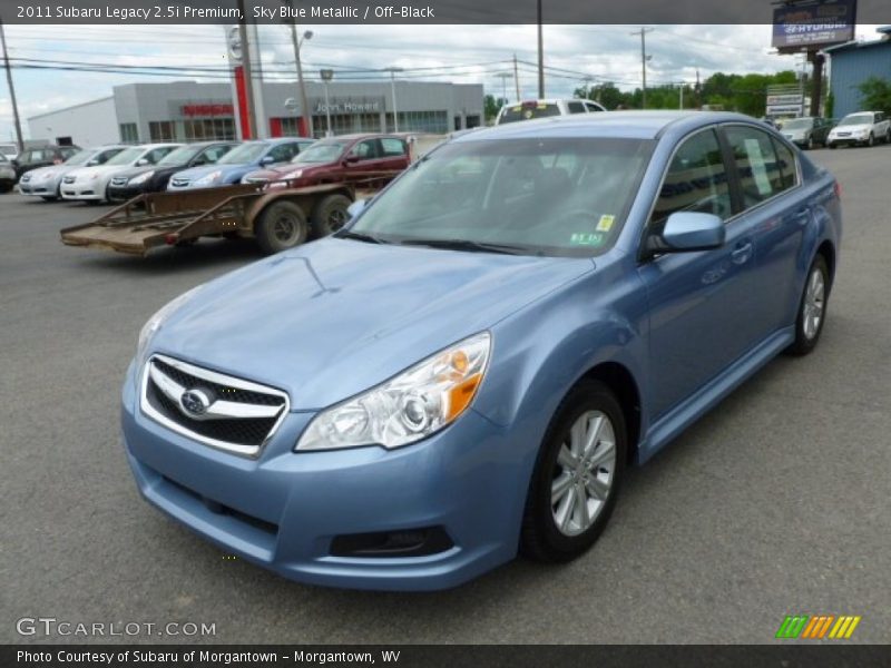 Sky Blue Metallic / Off-Black 2011 Subaru Legacy 2.5i Premium