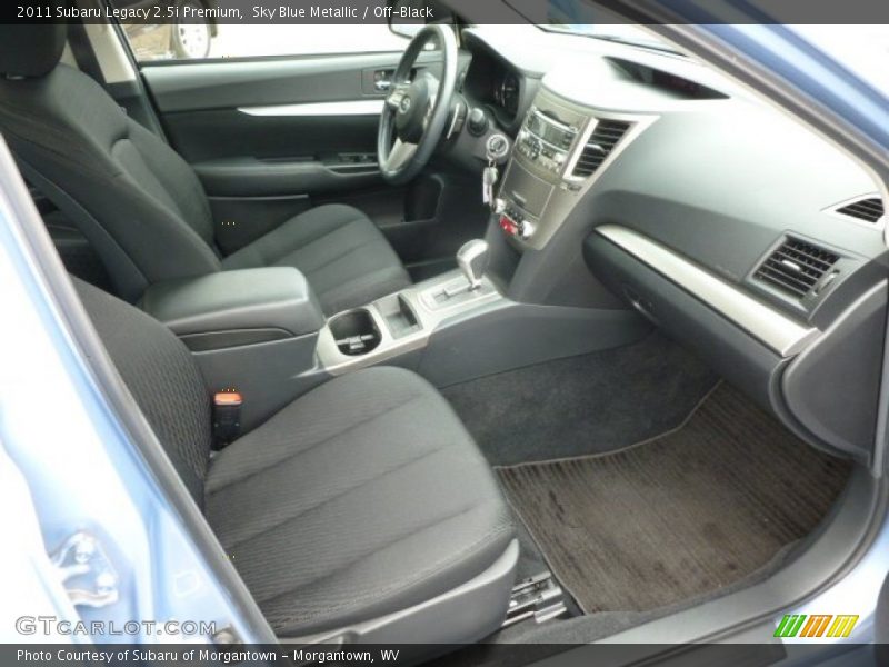 Sky Blue Metallic / Off-Black 2011 Subaru Legacy 2.5i Premium