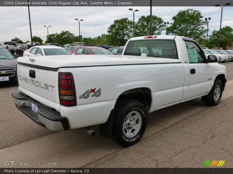 Summit White / Graphite 2000 Chevrolet Silverado 1500 Regular Cab 4x4
