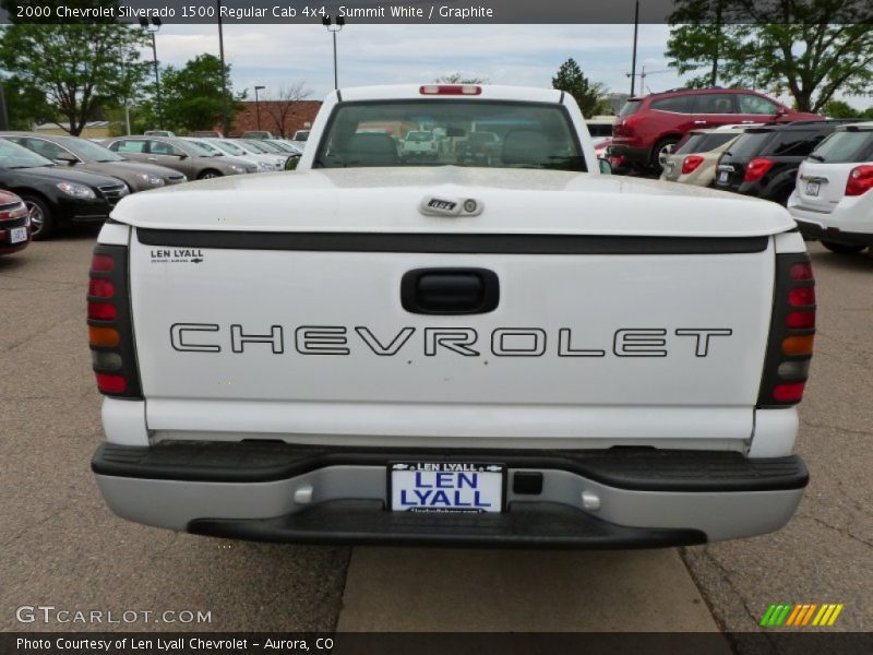 Summit White / Graphite 2000 Chevrolet Silverado 1500 Regular Cab 4x4