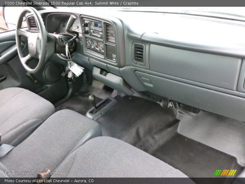 Summit White / Graphite 2000 Chevrolet Silverado 1500 Regular Cab 4x4