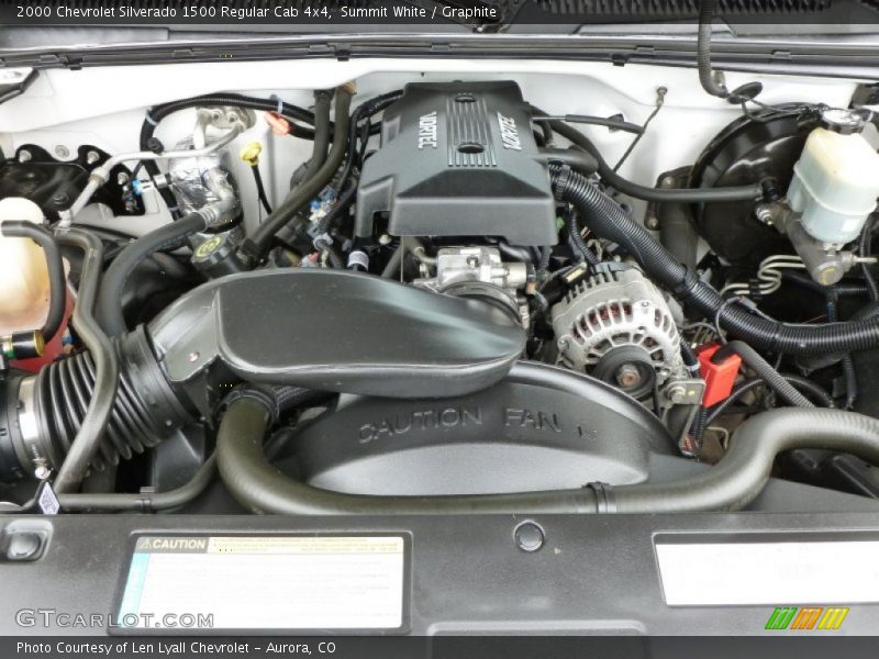 Summit White / Graphite 2000 Chevrolet Silverado 1500 Regular Cab 4x4