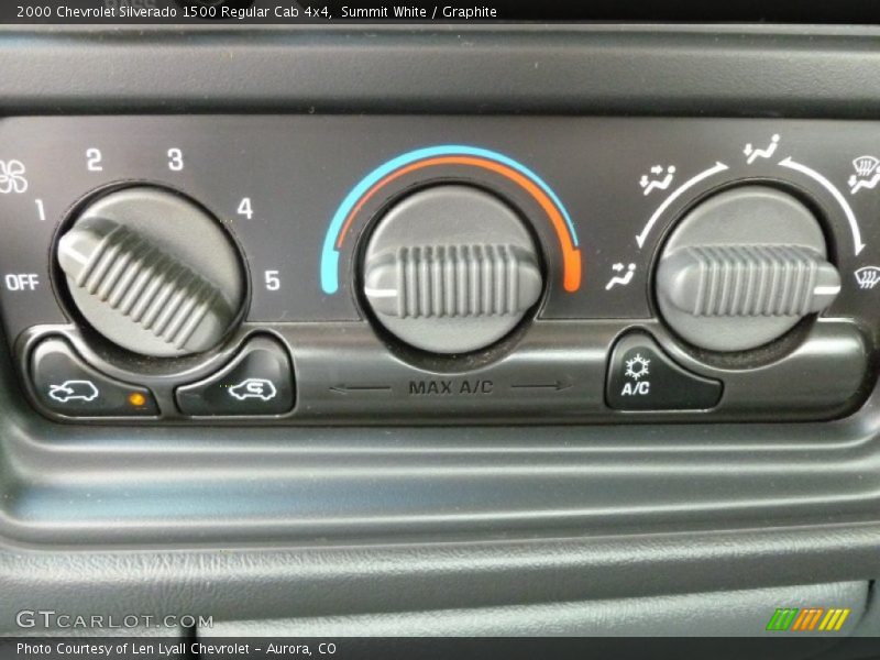 Summit White / Graphite 2000 Chevrolet Silverado 1500 Regular Cab 4x4