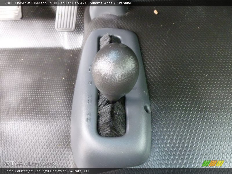 Summit White / Graphite 2000 Chevrolet Silverado 1500 Regular Cab 4x4