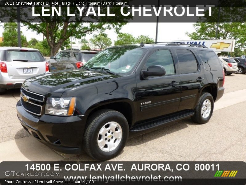 Black / Light Titanium/Dark Titanium 2011 Chevrolet Tahoe LT 4x4
