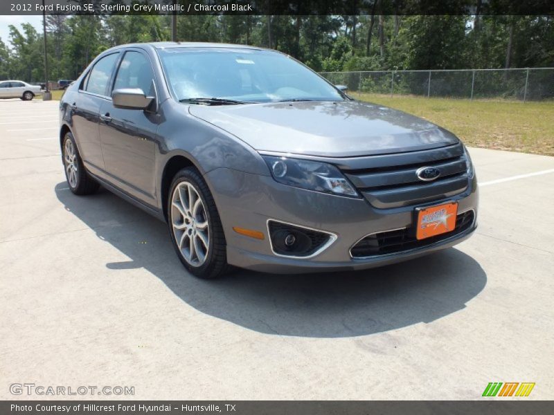 Sterling Grey Metallic / Charcoal Black 2012 Ford Fusion SE