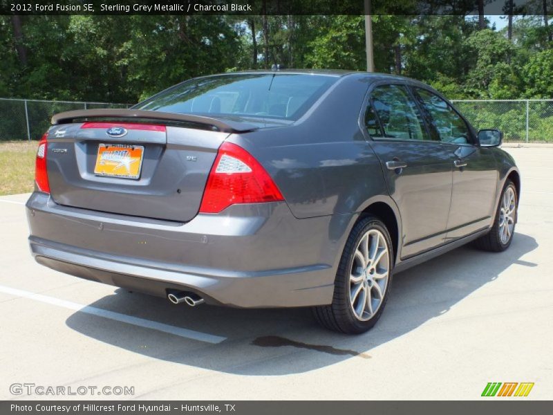 Sterling Grey Metallic / Charcoal Black 2012 Ford Fusion SE