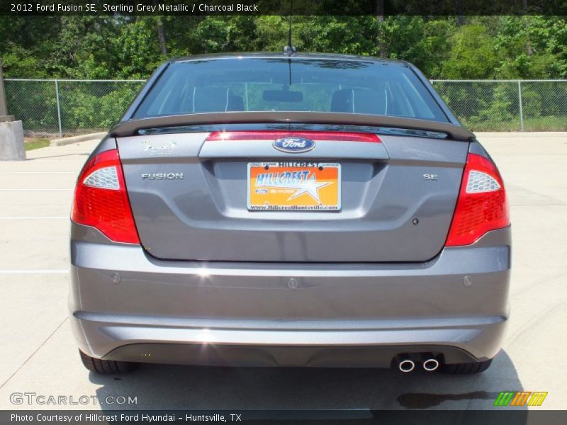 Sterling Grey Metallic / Charcoal Black 2012 Ford Fusion SE