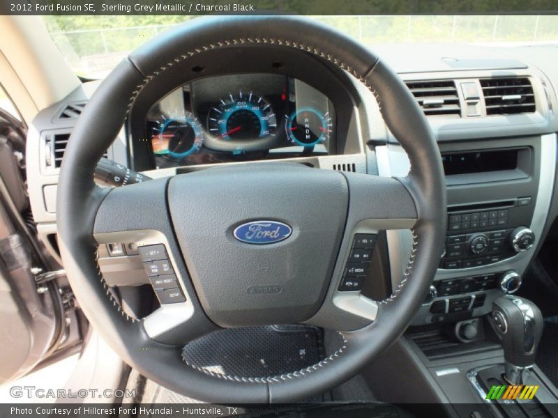 Sterling Grey Metallic / Charcoal Black 2012 Ford Fusion SE