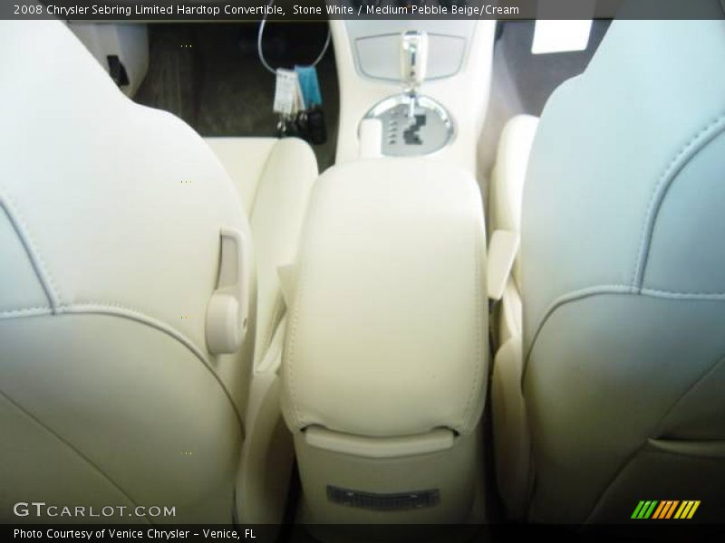 Stone White / Medium Pebble Beige/Cream 2008 Chrysler Sebring Limited Hardtop Convertible