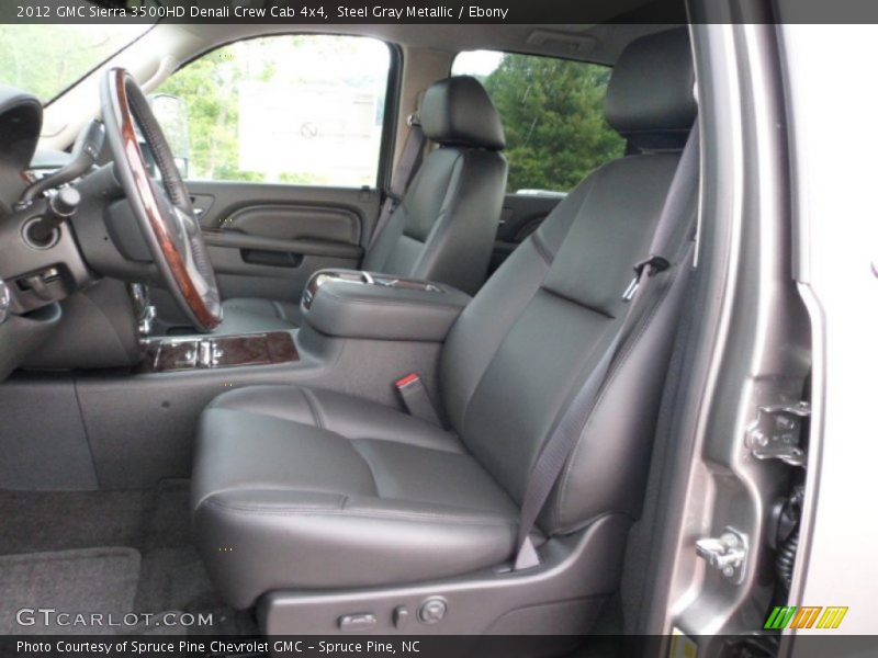  2012 Sierra 3500HD Denali Crew Cab 4x4 Ebony Interior