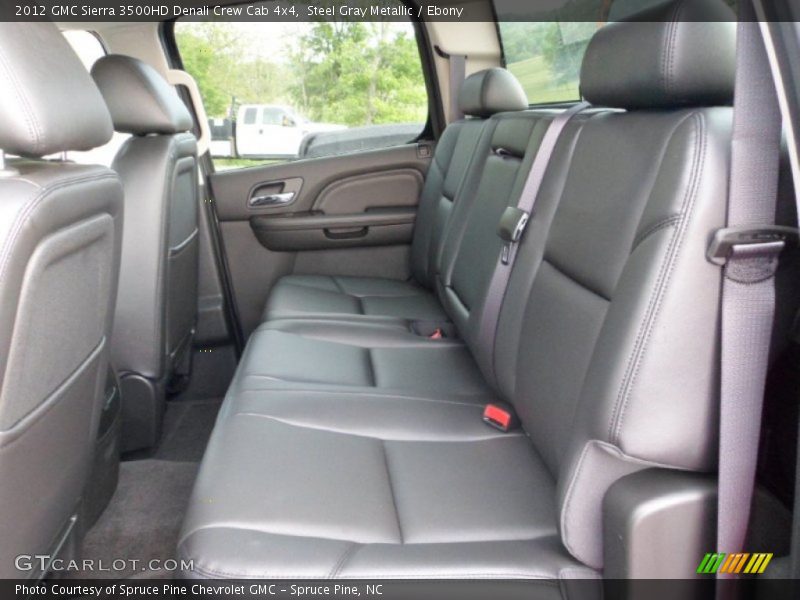Rear Seat of 2012 Sierra 3500HD Denali Crew Cab 4x4