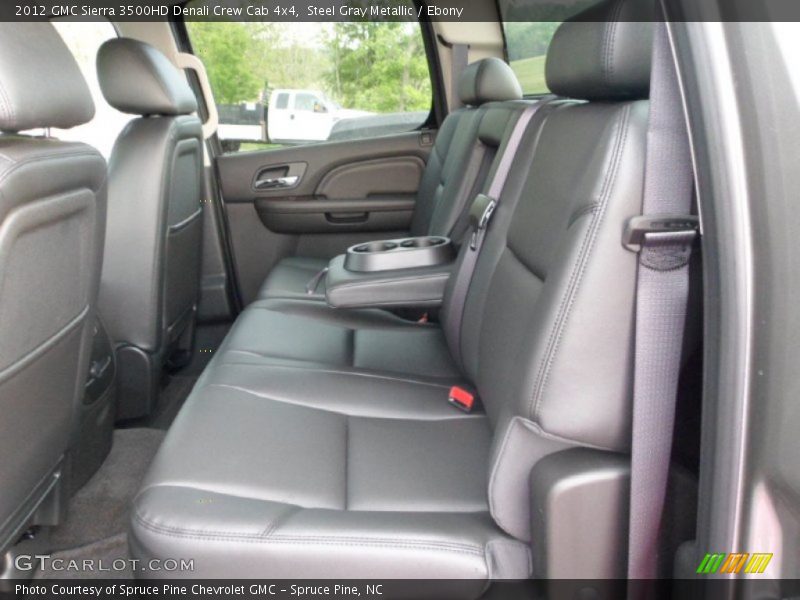 Rear Seat of 2012 Sierra 3500HD Denali Crew Cab 4x4