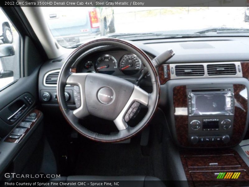 Dashboard of 2012 Sierra 3500HD Denali Crew Cab 4x4
