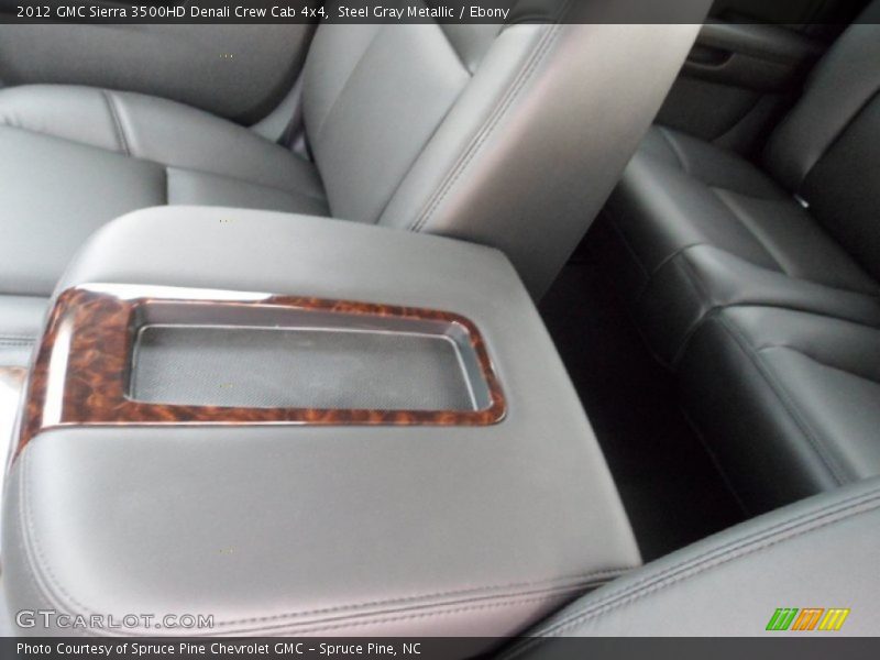 Steel Gray Metallic / Ebony 2012 GMC Sierra 3500HD Denali Crew Cab 4x4