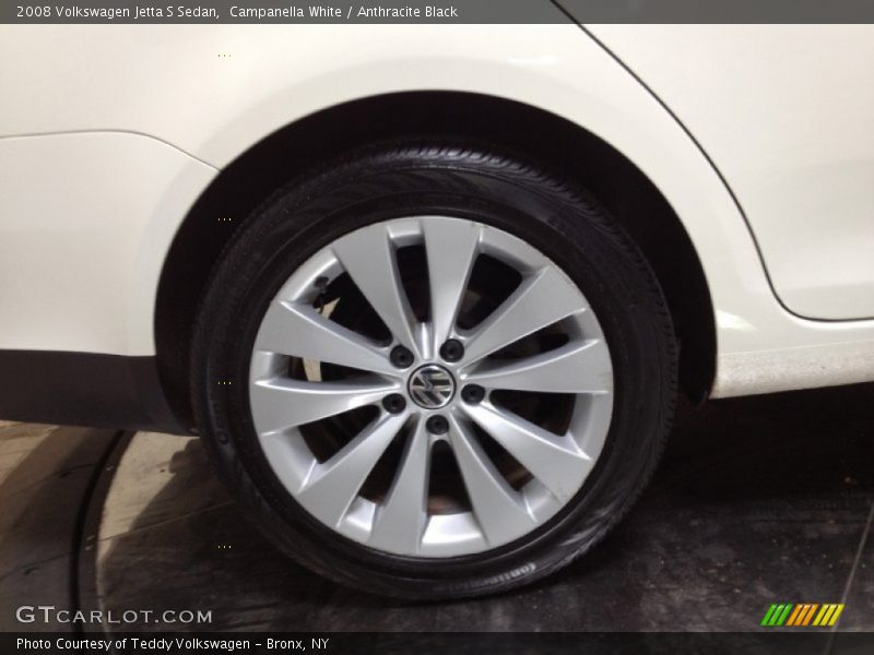 Campanella White / Anthracite Black 2008 Volkswagen Jetta S Sedan