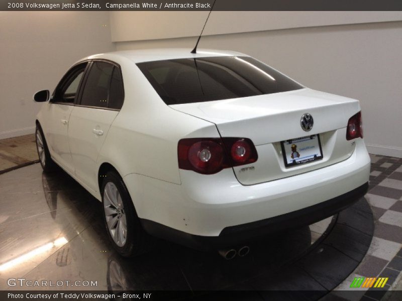 Campanella White / Anthracite Black 2008 Volkswagen Jetta S Sedan