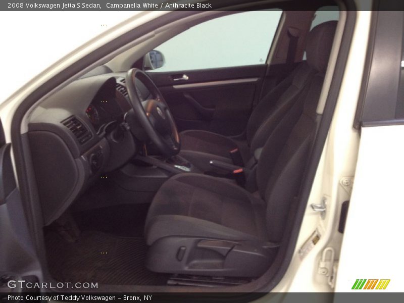Campanella White / Anthracite Black 2008 Volkswagen Jetta S Sedan