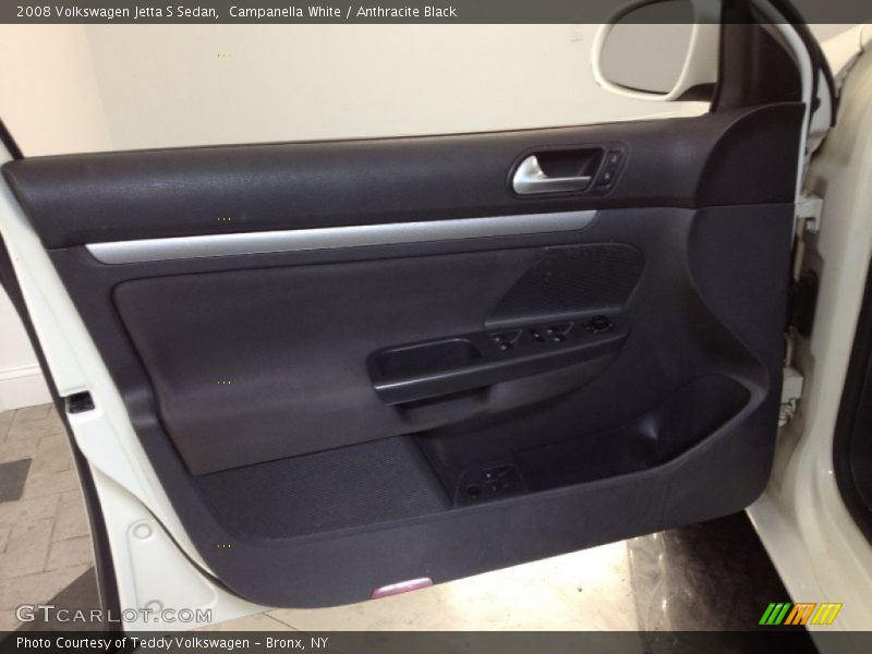 Campanella White / Anthracite Black 2008 Volkswagen Jetta S Sedan