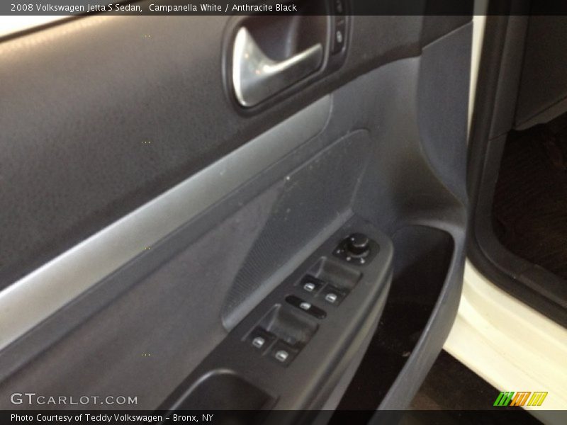 Campanella White / Anthracite Black 2008 Volkswagen Jetta S Sedan
