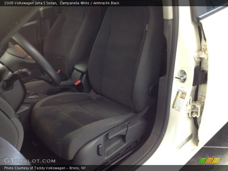 Campanella White / Anthracite Black 2008 Volkswagen Jetta S Sedan