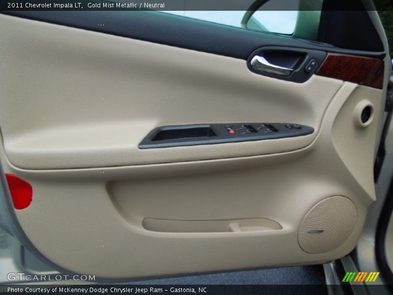 Gold Mist Metallic / Neutral 2011 Chevrolet Impala LT