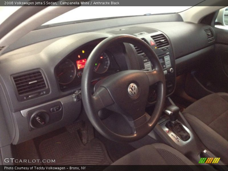 Campanella White / Anthracite Black 2008 Volkswagen Jetta S Sedan