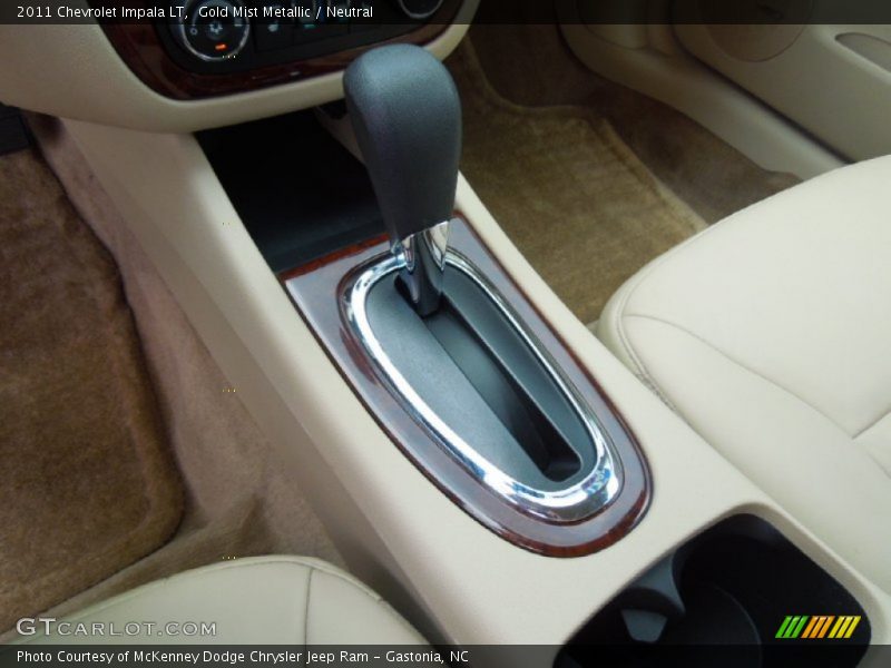 Gold Mist Metallic / Neutral 2011 Chevrolet Impala LT