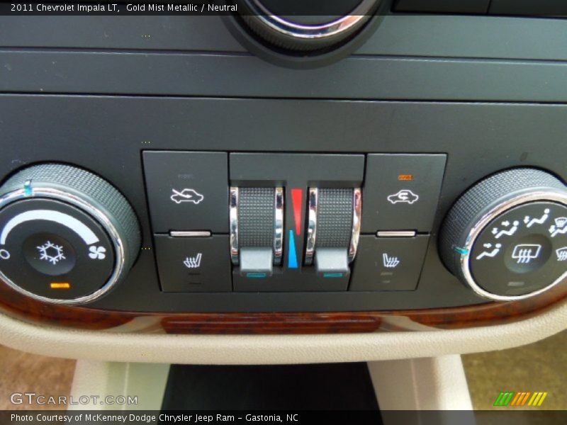 Gold Mist Metallic / Neutral 2011 Chevrolet Impala LT
