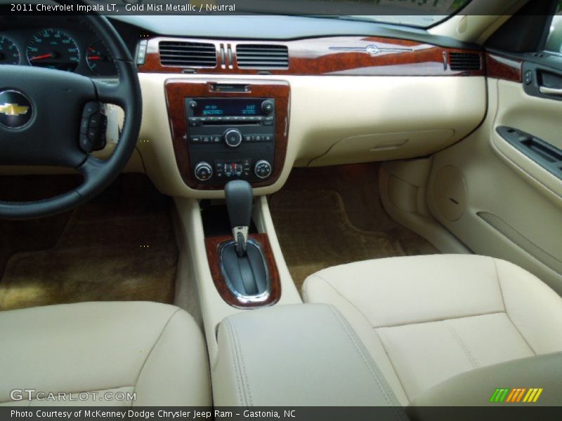 Gold Mist Metallic / Neutral 2011 Chevrolet Impala LT
