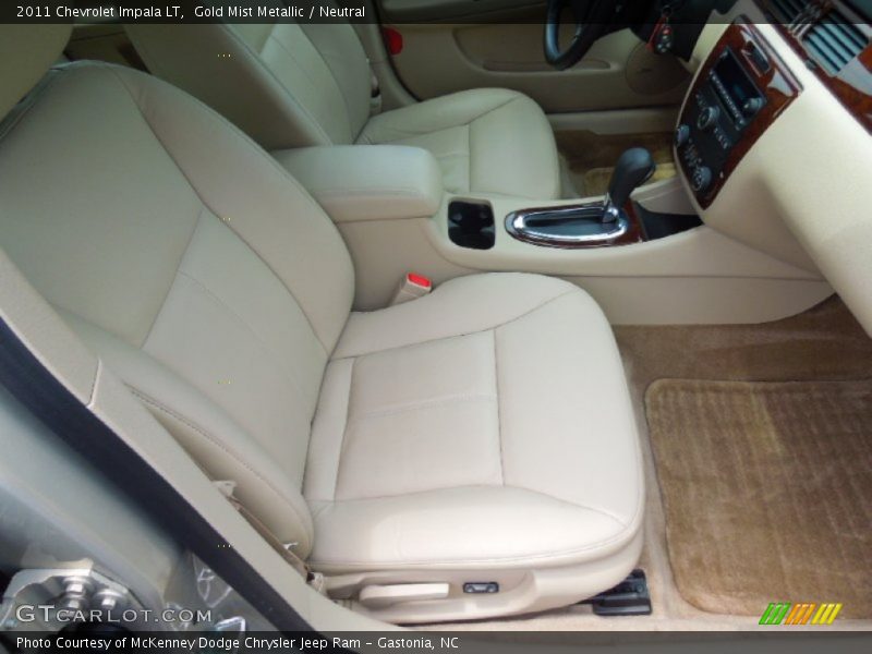 Gold Mist Metallic / Neutral 2011 Chevrolet Impala LT