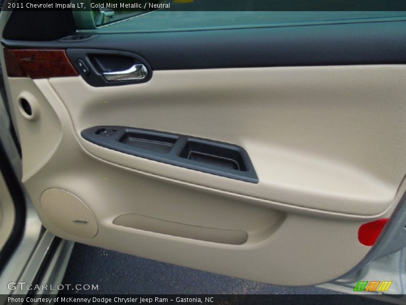 Gold Mist Metallic / Neutral 2011 Chevrolet Impala LT