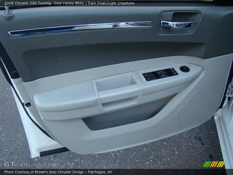 Cool Vanilla White / Dark Khaki/Light Graystone 2008 Chrysler 300 Touring