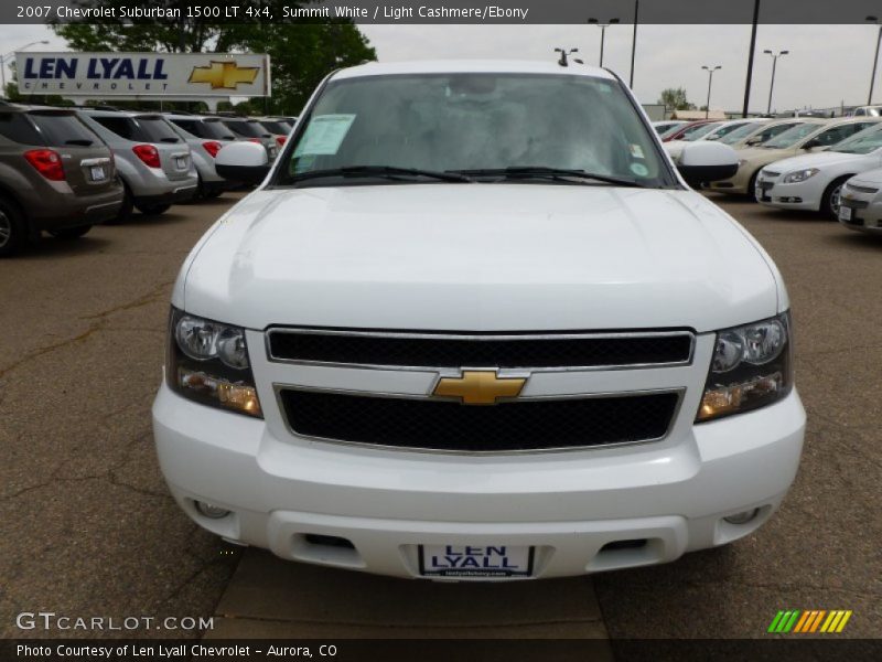 Summit White / Light Cashmere/Ebony 2007 Chevrolet Suburban 1500 LT 4x4